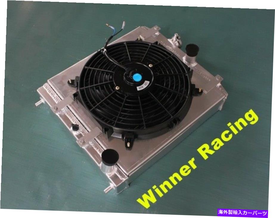 Radiator アルミニウムラジエーター+ファンシュラウド+ホンダシビックSIR/II/TYPE-R/VTI B16 VTECのファン aluminum radiator+fan shroud+fan for Honda Civic SIR/II/TYPE-R/VTI B16 VTEC【並行輸入品】