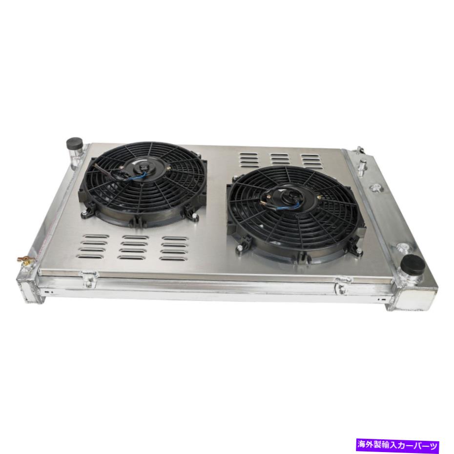 Radiator 3ROWシュラウドキットアルミニウムラジエーター＆ファンGMCシボレーC/Kシリーズピックアップ1973-1987 3Row Shroud Kit FOR Aluminum Radiator& Fan GMC Chevy C/K Series Pickup 1973-1987【並行輸入品】