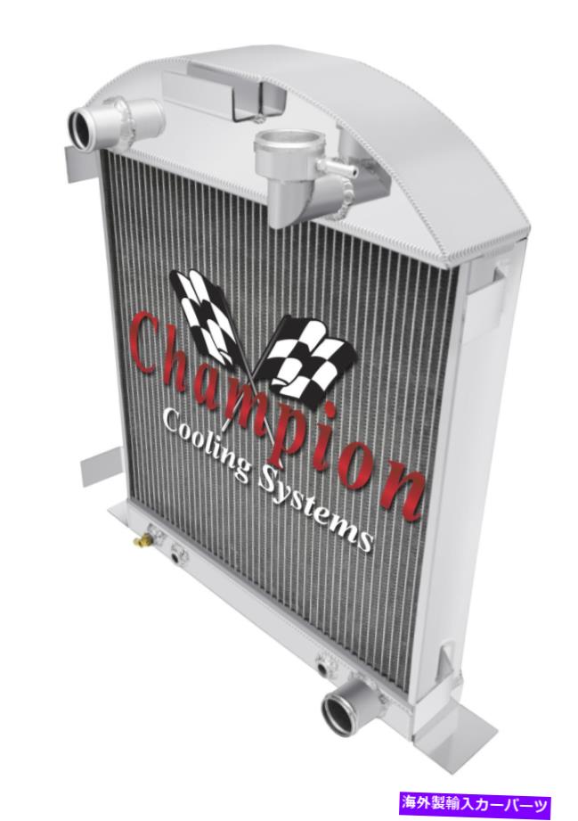 Radiator 1928 1929 Ford Model A（Chevy Configuration）の3 Row Western Champion Radiator 3 Row Western Champion Radiator for 1928 1929 Ford Model A (Chevy Configuration)【並行輸入品】