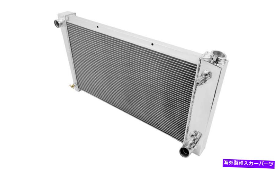 Radiator 1969 1970シボレーピックアップトラックEC369チャンピオン2列オールアルミニウムラジエーター 1969 1970 Chevy Pickup Truck EC369 Champion 2 Row All Aluminum Radiator【並行輸入品】