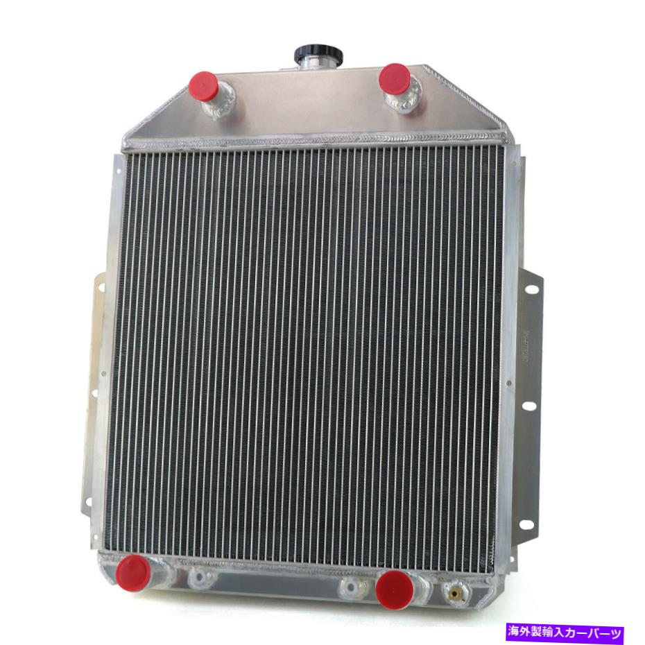 Radiator FIT 1942-1952 FORD F-SERIES F1 F2 F3 PICKUP CHEVY V8ガス4列アルミニウムラジエーター Fit 1942-1952 Ford F-Series F1 F2 F3 Pickup Chevy V8 Gas 4 Row Aluminum Radiator【並行輸入品】
