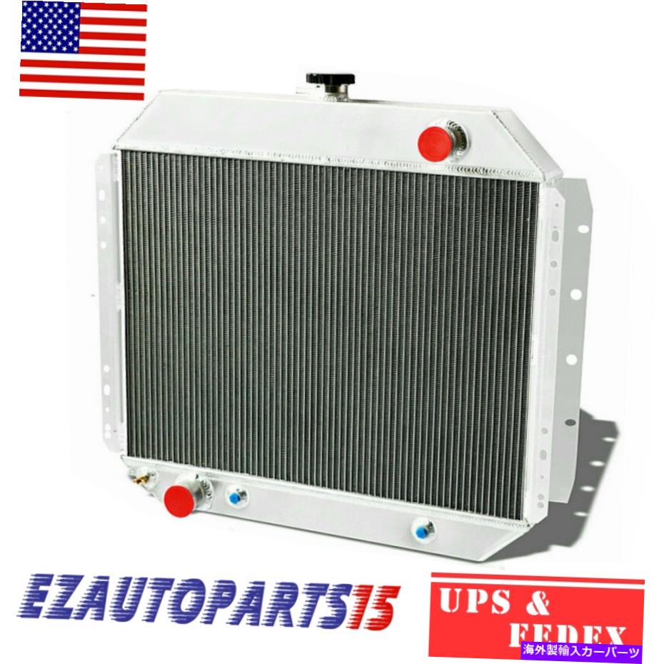 Radiator フォードF100 F150 F250＆F350ピックアップ1970-1979 1978 77 76の3ROWアルミニウムラジエーター 3Row Aluminum Radiator For Ford F100 F150 F250&F350 Pickup 1970-1979 1978 77 76【並行輸入品】