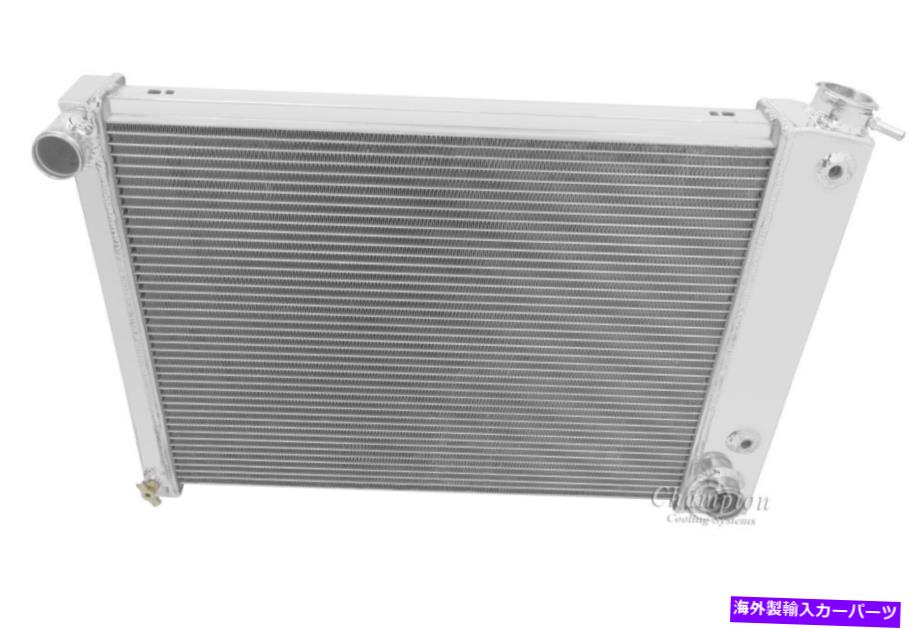 Radiator 1967-1969ファイアバードビッグブロックオールアルミニウム3列コアKRチャンピオンラジエーター 1967-1969 Firebird Big Block All Aluminum 3 Row Core KR Champion Radiator【並行輸入品】