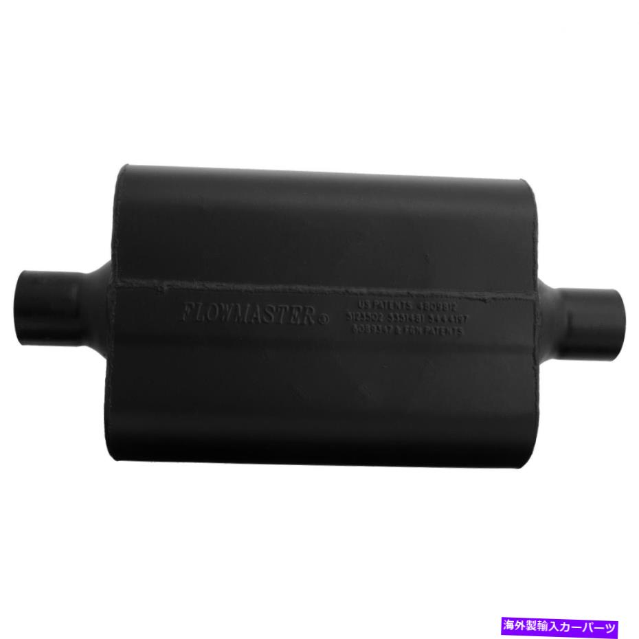 マフラー フローマスタースーパー44マフラー-2.25センターイン / 2.25センターアウト - アグレッシブスーン Flowmaster Super 44 Muffler - 2.25 Center In / 2.25 Center Out - Aggressive Soun【並行輸入品】