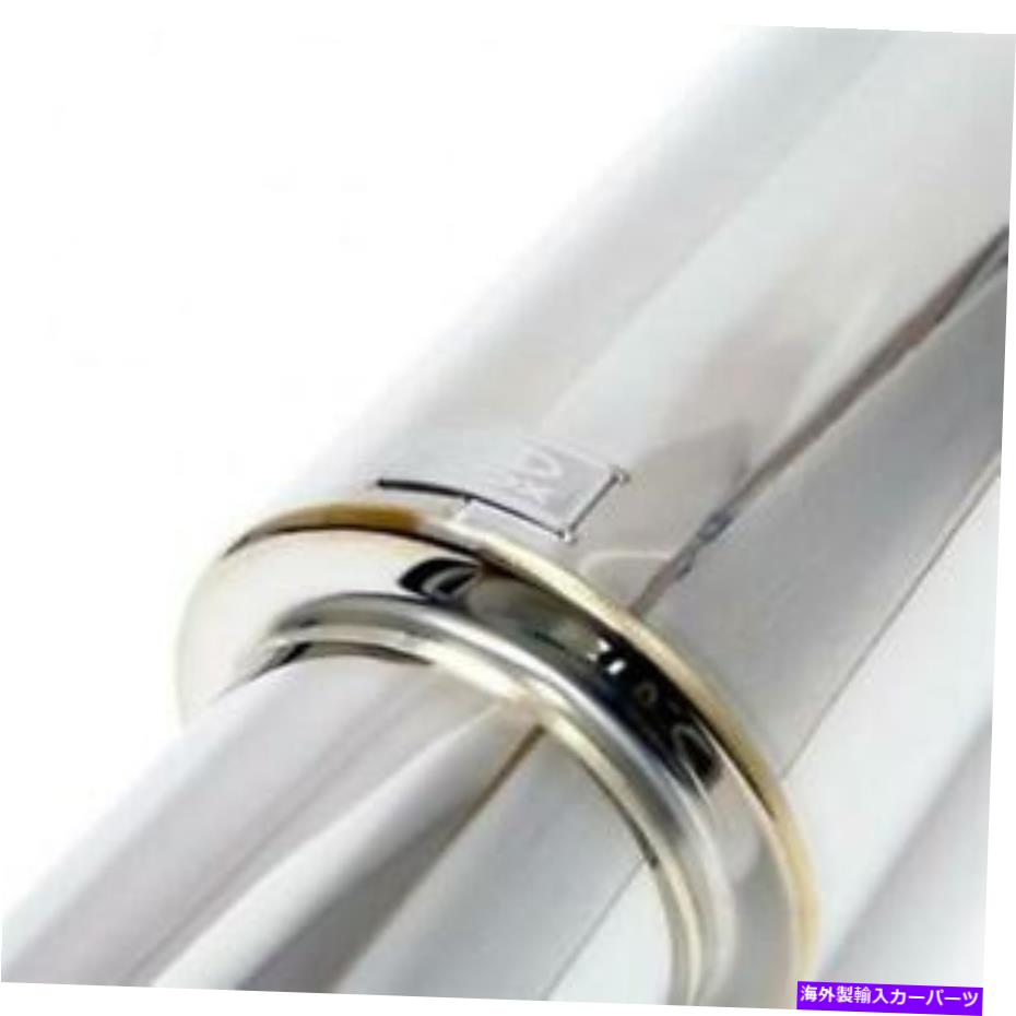 マフラー Blox Racing 60.5mm Street Muffler-ストレートチップ-BXEX -00106 BLOX Racing 60.5mm Street Muffler - Straight Tip - BXEX-00106【並行輸入品】