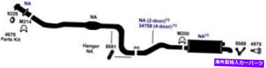 マフラー 排気マフラーAP排気4274 Exhaust Muffler AP Exhaust 4274【並行輸入品】