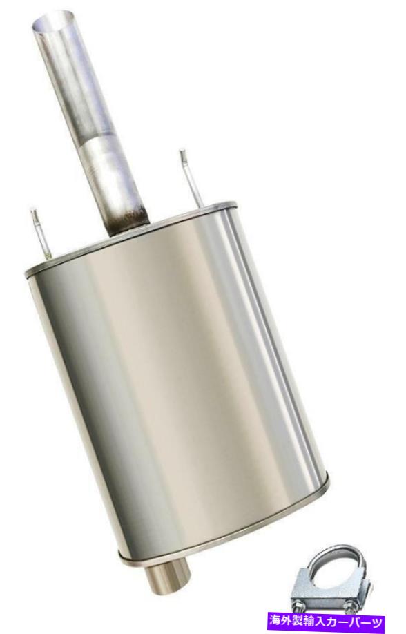 マフラー 直接フィットステンレスリアマフラーフィット97-05世紀97-03 Grandprix 3.1L 3.8L Direct Fit Stainless Rear Muffler Fits 97-05 Century 97 - 03 GrandPrix 3.1L 3.8L【並行輸入品】