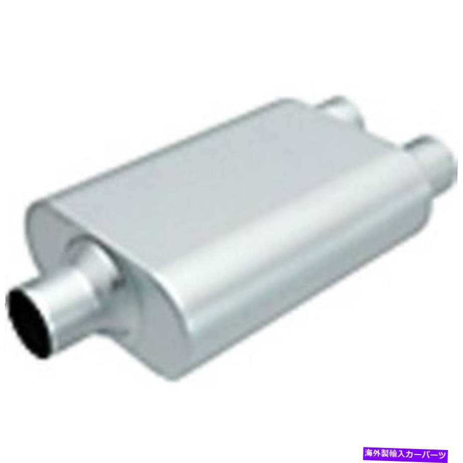 マフラー Magnaflow R25400交換用ランブルチャンバーマフラー。 19インチの全長 Magnaflow R25400 Replacement Rumble Chamber Muffler; 19\