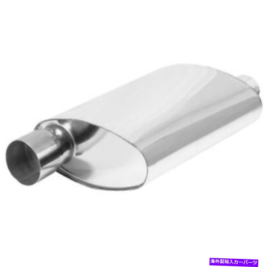 マフラー PFEEMS51504 Proflow Muffler Oval、409ステンレス鋼洗浄流量2-1/ PFEEMS51504 Proflow Muffler Oval, 409 Stainless Steel Polished Flow Chamber 2-1/【並行輸入品】|Us Custom Parts Shop USDM