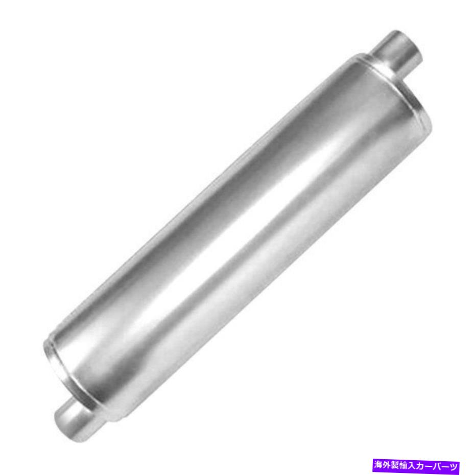 マフラー 排気マフラースーパーデューティステンレススチールラウンドフルイノシシ灰色の排気マフラー Exhaust Muffler Super Duty Stainless Steel Round Full Boar Gray Exhaust Muffler【並行輸入品】