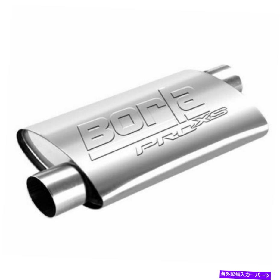 マフラー Borla Universal Pro-XS 3inインレット/アウトレットオフセット/オフセット14x9.5x4排気マフラー Borla Universal Pro-XS 3in Inlet/Outlet Offset/Offset 14x9.5x4 Exhaust Muffler【並行輸入品】