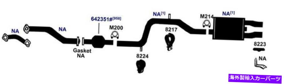 マフラー 1993年の排気マフラーOldsmobile Cutlass Ciera 3.3L V6ガスOHV Exhaust Muffler for 1993 Oldsmobile Cutlass Ciera 3.3L V6 GAS OHV【並行輸入品】