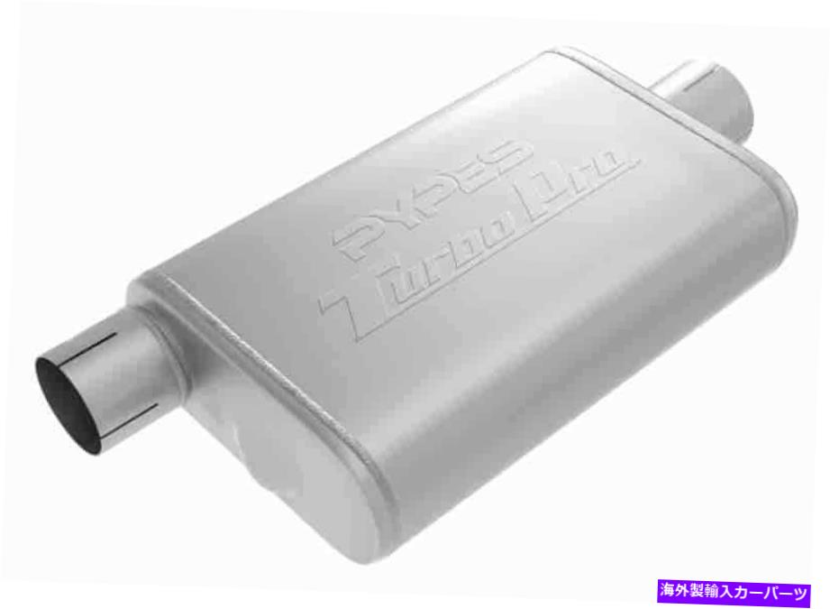 マフラー Pypesパフォーマンス排気MVT16 Turbo Pro Mufflerオフセット/オフセット3インチ。インレット/Outl Pypes Performance Exhaust MVT16 Turbo Pro Muffler Offset/Offset 3 in. Inlet/Outl【並行輸入品】