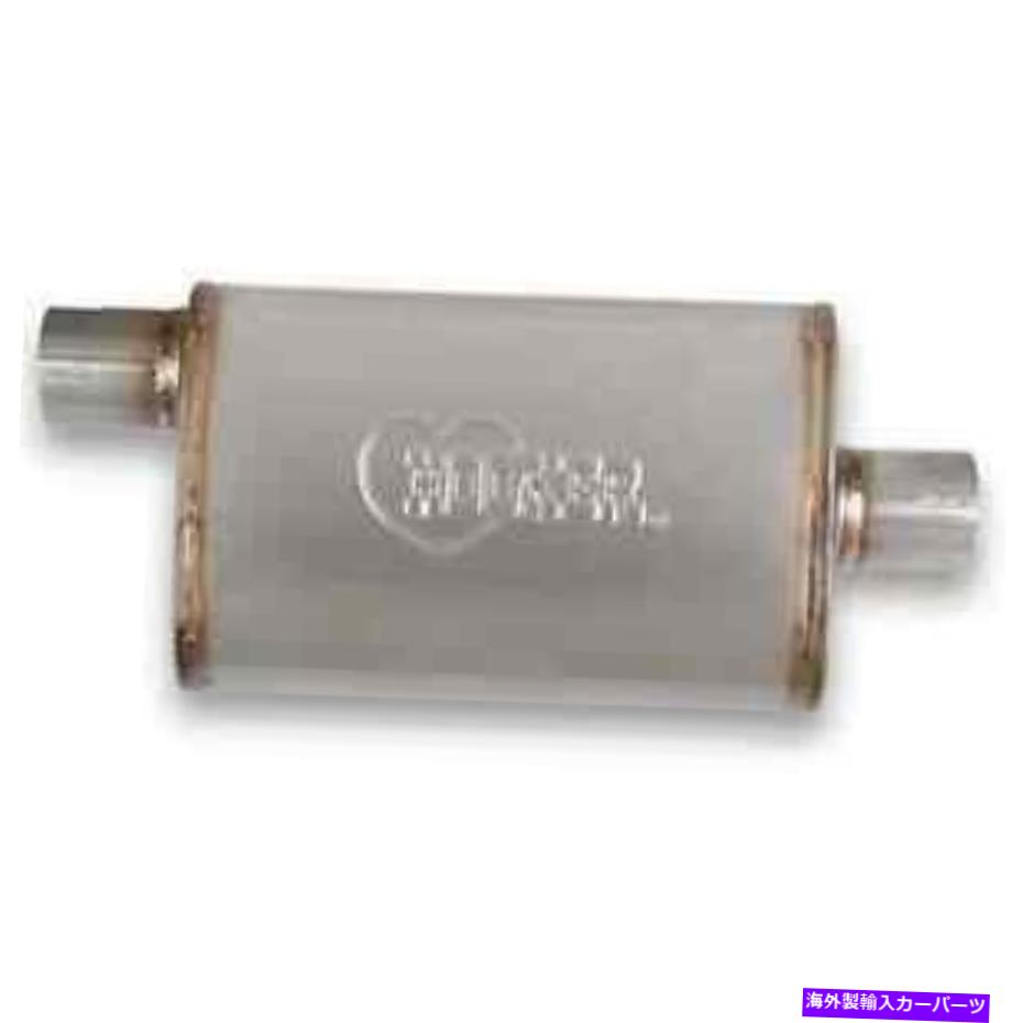 マフラー フッカーヘッダー21642 VR304サテンステンレス鋼マフラー Hooker Headers 21642 VR304 Satin Stainless Steel Muffler【並行輸入品】