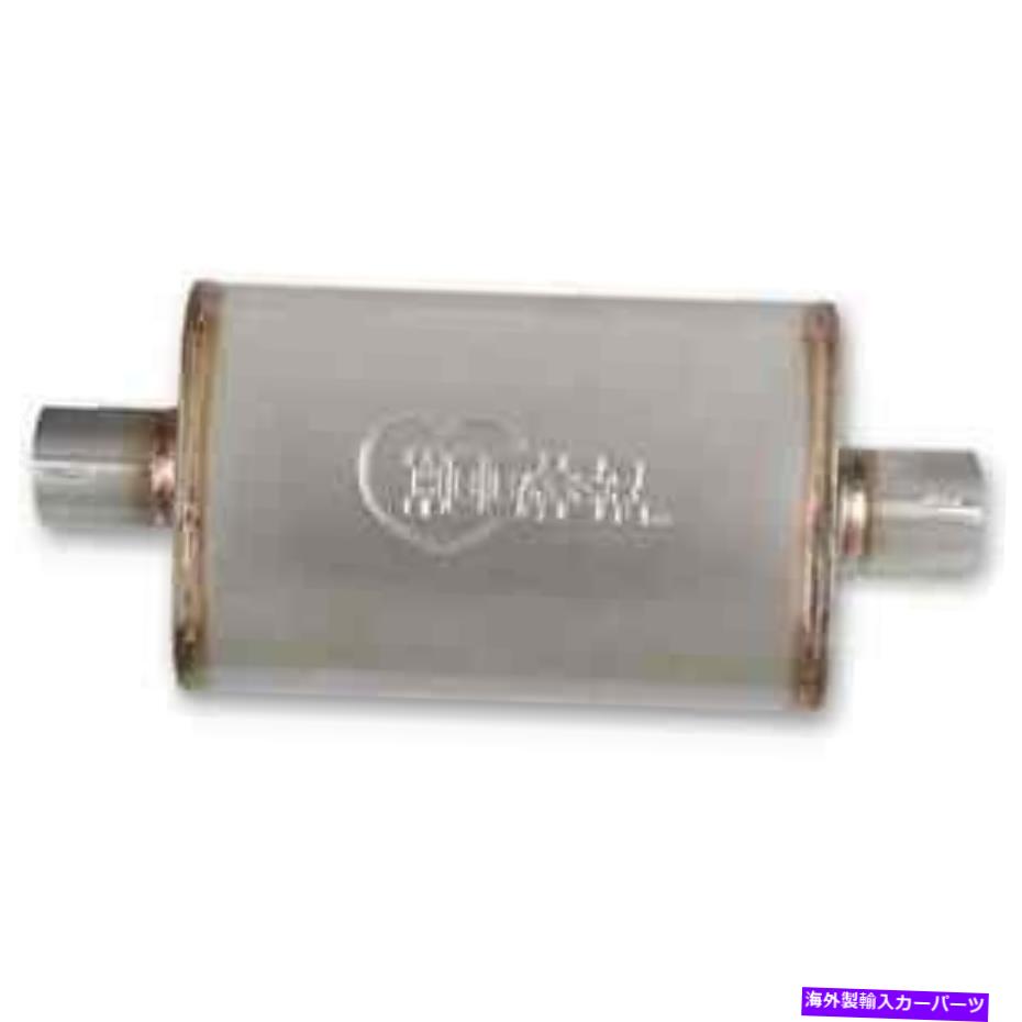 マフラー フッカーヘッダー21654 VR304サテンステンレス鋼マフラー Hooker Headers 21654 VR304 Satin Stainless Steel Muffler【並行輸入品】
