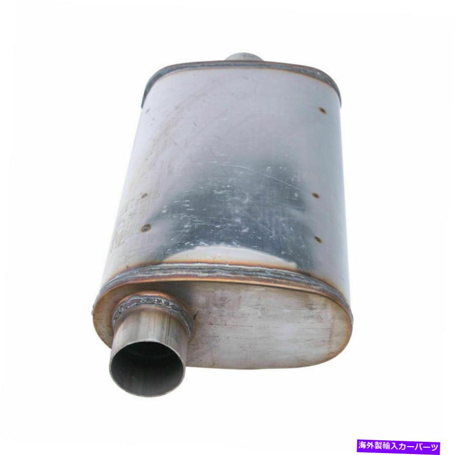 マフラー Jzz 2.5 '' In/Out Spiral Exhat Muffler 230*103mmボディ共鳴装置514mm共振器 Jzz 2.5'' in/out Spiral Exhaust Muffler 230*103mm Body Resonator 514mm Resonator【並行輸入品】