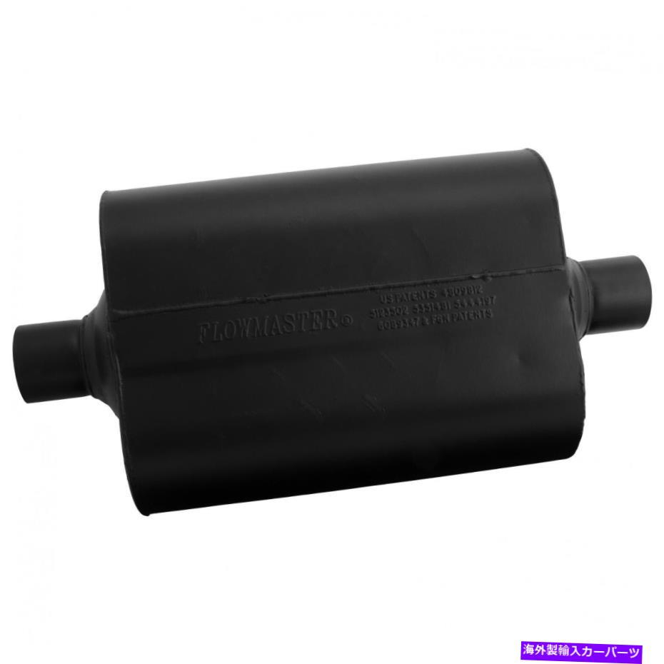 マフラー フローマスタースーパー40マフラー-2.25センターイン / 2.25センターアウト - アグレッシブスーン Flowmaster Super 40 Muffler - 2.25 Center In / 2.25 Center Out - Aggressive Soun【並行輸入品】