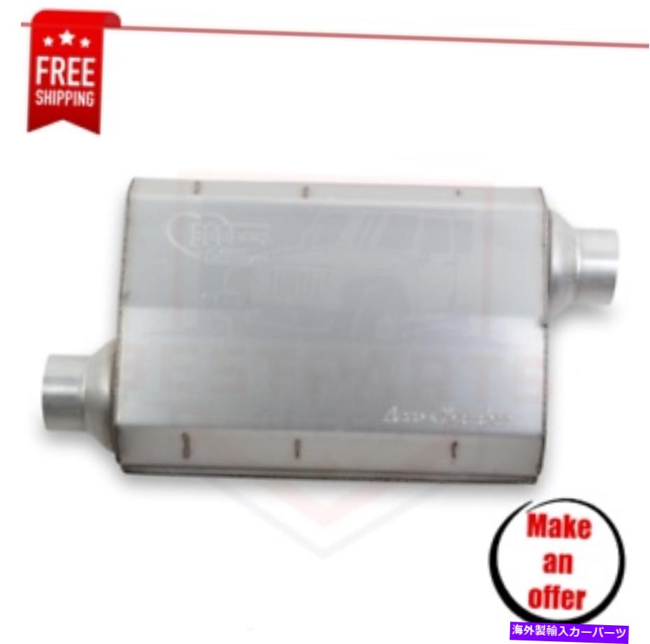マフラー フッカー21504HKRエアロチャンバー排気マフラー Hooker 21504HKR Aero Chamber Exhaust Muffler【並行輸入品】
