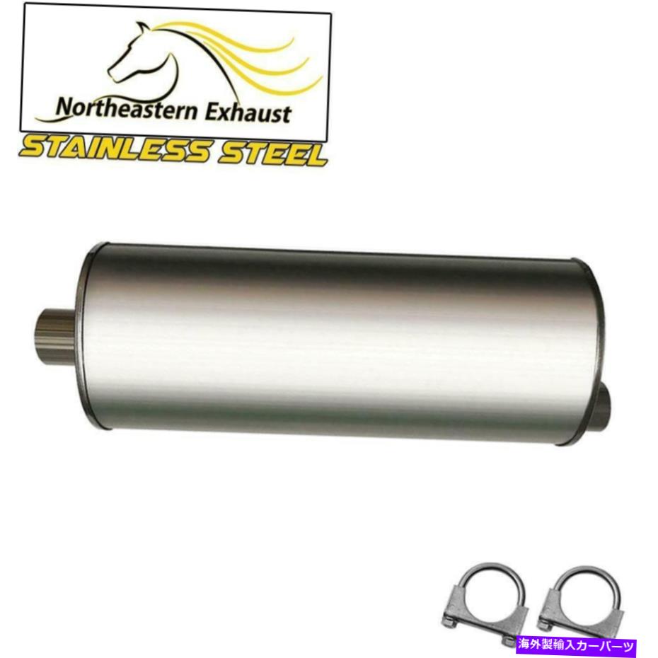マフラー ステンレス鋼の排気マフラーフィット：02-05フォードエクスプローラーマウンテニア Stainless Steel Exhaust Muffler fits: 02-05 Ford Explorer Mountaineer【並行輸入品】