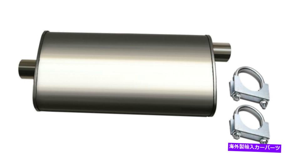 マフラー 直接フィットステンレスマフラーフィット1996-2000ジープチェロキー Direct Fit Stainless Muffler Fits 1996 - 2000 Jeep Cherokee【並行輸入品】