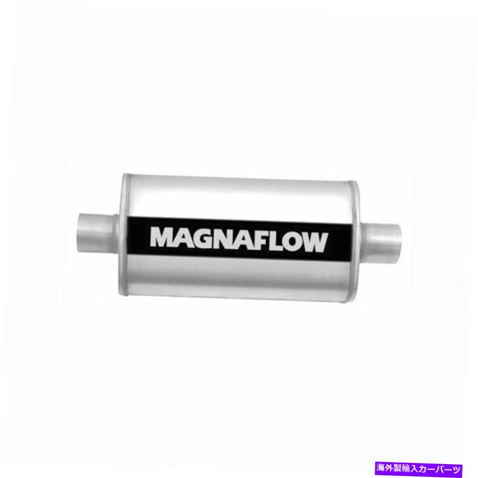 マフラー マグナフローパフォーマンス排気サテンステンレススチールマフラーユニバーサルフィット12216 Magnaflow Performance Exhaust Satin Stainless Steel Muffler Universal Fit 12216【並行輸入品】