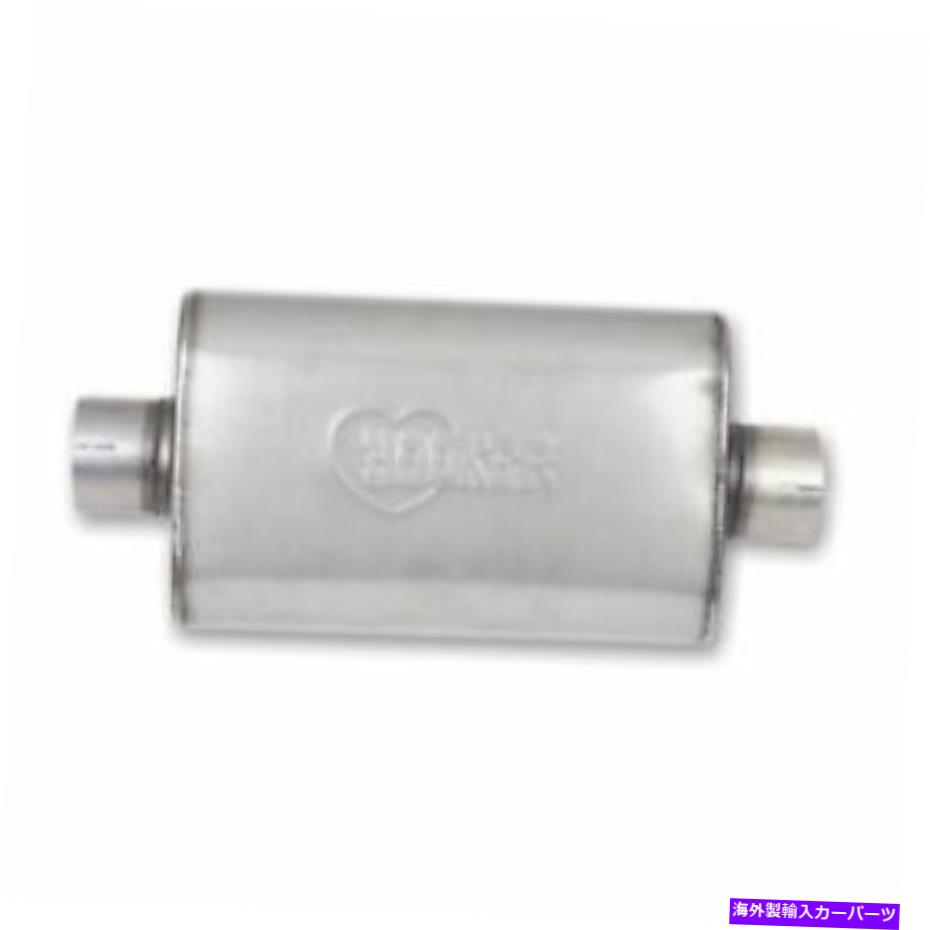 マフラー フッカー21646HKRマフラーvr304楕円形のステンレス鋼天然シングル3.00インチ。 Hooker 21646HKR Mufflers VR304 Oval Stainless Steel Natural Single 3.00 in.【並行輸入品】