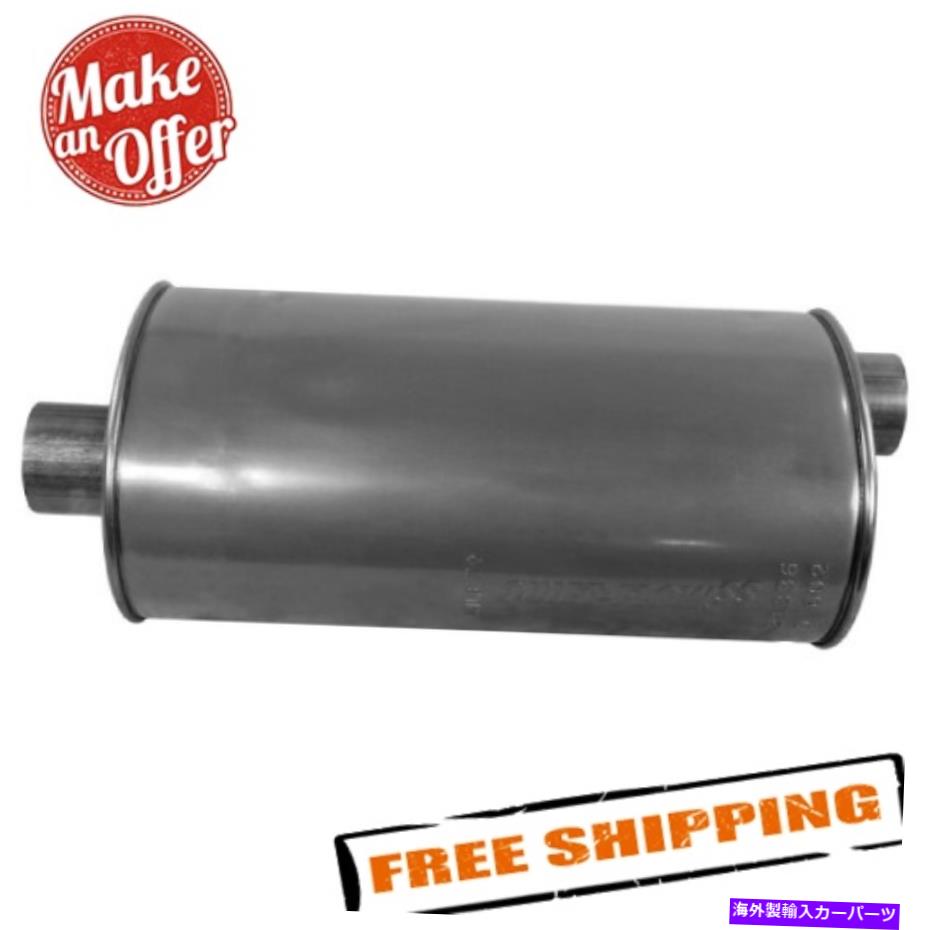 マフラー ウォーカーエキゾースト21336静かなフローステンレススチールオーバルアルミ酸エキゾーストマフラー Walker Exhaust 21336 Quiet-Flow Stainless Steel Oval Aluminized Exhaust Muffler【並行輸入品】