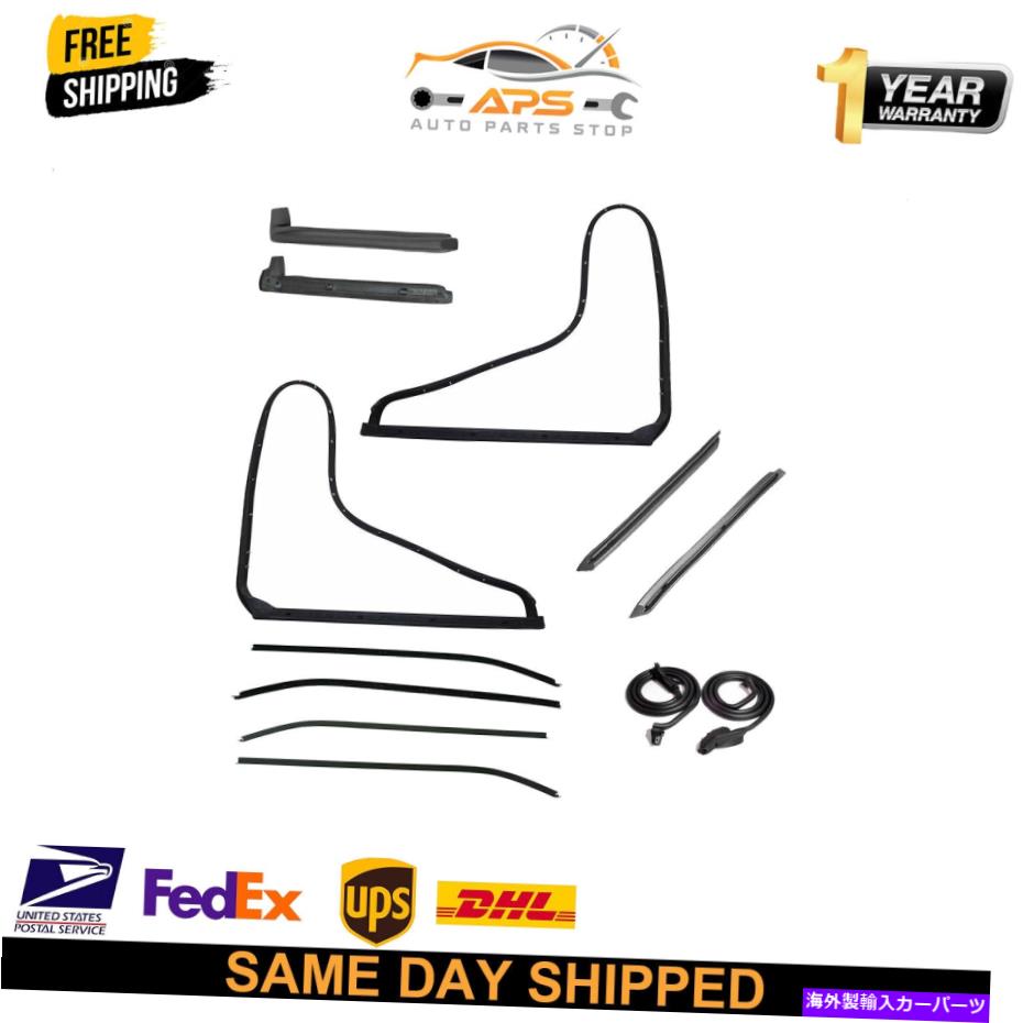 ドアピラー 1978-1982シボレーコルベットクーペ向けのウェザーストリップシールキット12ピースセット Weatherstrip Seal Kit 12 Piece Set for 1978-1982 Chevrolet Corvette Coupe【並行輸入品】 62,134円