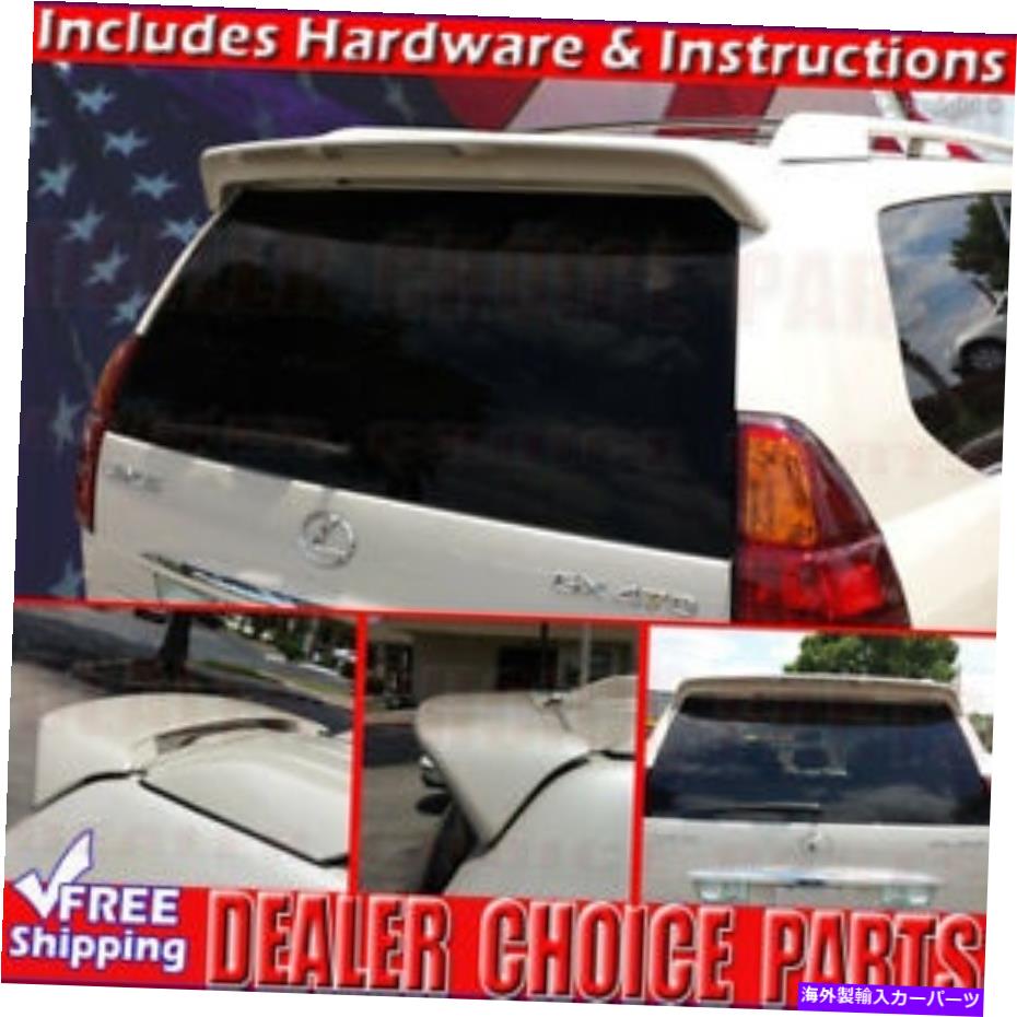 ドアピラー 2003-2005 2006 2007 2008 2009 Lexus GX470ファクトリースタイルのネタバレW/Lプライマー For 2003-2005 2006 2007 2008 2009 Lexus GX470 Factory Style Spoiler W/L PRIMER【並行輸入品】