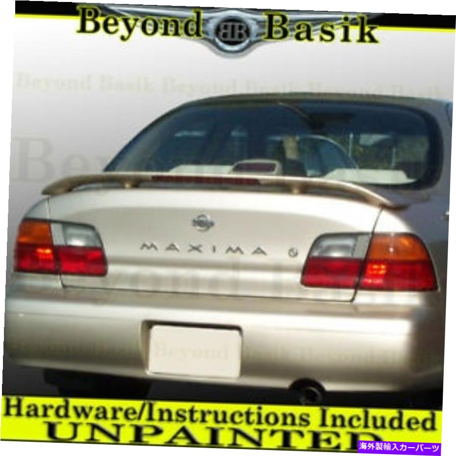 ドアピラー 1995 1997 1998 1998 1999 1999年日産マキシマファクトリースタイルのネタバレw/l未塗装 For 1995 1996 1997 1998 1999 Nissan Maxima Factory Style Spoiler W/L UNPAINTED【並行輸入品】
