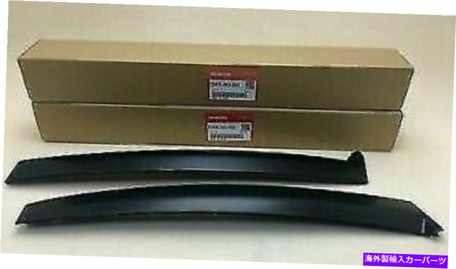 ドアピラー 本物のホンダ92-95 CIVIC 2 3 DR LH＆RH DOOR GARNISH TRIM PILLAR SASHセット Genuine Honda 92-95 Civic 2 3 Dr LH&RH Door Garnish Trim Pillar Sash Set【並行輸入品】
