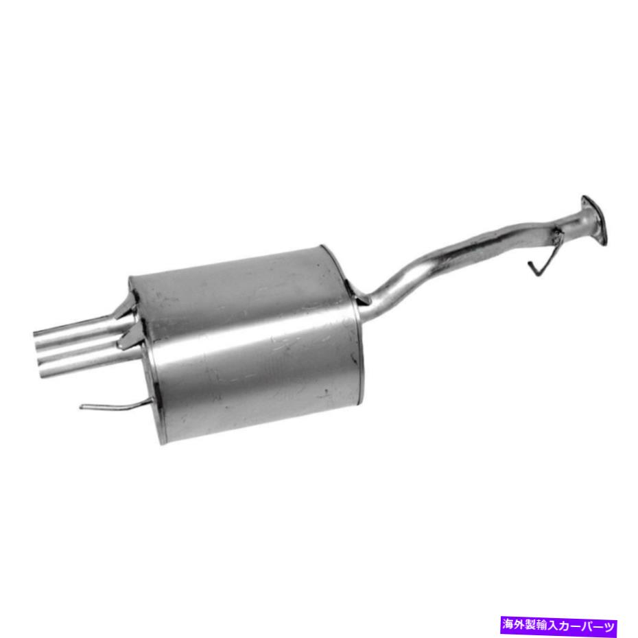 マフラー ホンダプレリュード92-96 soundfxスチールオーバルダイレクトフィットアルミ酸エキゾーストマフラー For Honda Prelude 92-96 SoundFX Steel Oval Direct-Fit Aluminized Exhaust Muffler【並行輸入品】