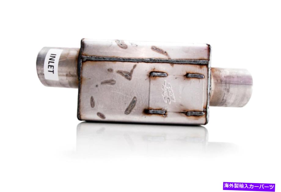 マフラー Spintech Muffler Pro Streetシリーズ2.5 "オフセットIn / Center Out#6333 SPINTECH MUFFLER Pro Street series 2.5" Offset In / Center Out #6333【並行輸入品】|Us Custom Parts Shop USDM