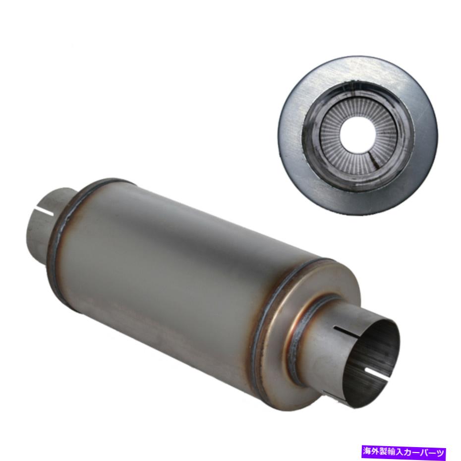マフラー Diamond Eye460002 4 "アルミニズ化されたユニバーサルマフラーシングルイン/アウト26" Diamond Eye 460002 4" Aluminized Universal Louvered Muffler Single In/Out 26"【並行輸入品】|Us Custom Parts Shop USDM