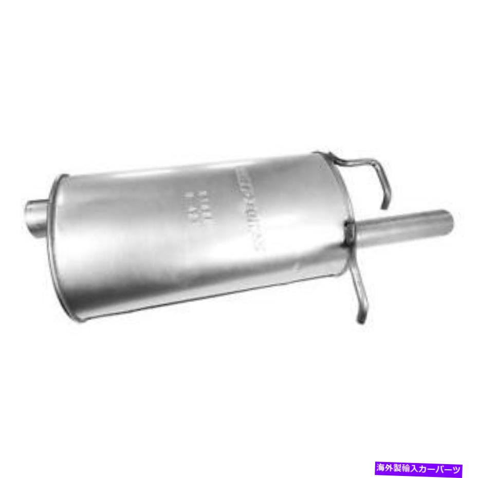 マフラー 静かなフローステンレススチールオーバルベアエキゾーストマフラーAN FITS 2006-2011 CHEVY HHR Quiet Flow Stainless Steel Oval Bare Exhaust Muffler An Fits 2006-2011 Chevy HHR【並行輸入品】