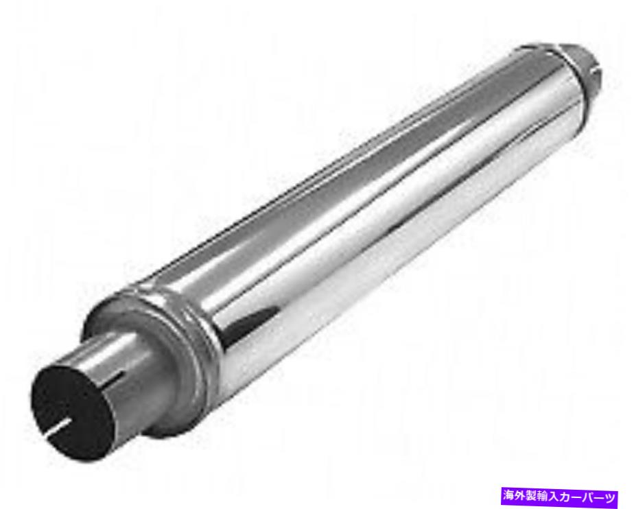 マフラー サイモンズユニバーサルステンレス鋼ラウンドマフラー2.5 '63.5mm Simons universal stainless steel round muffler 2.5' 63.5mm【並行輸入品】