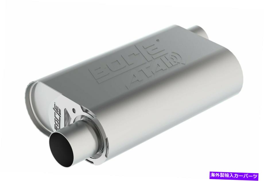 マフラー Borla Cratemuffler LS3 ATAK 2.5INオフセット/オフセット14INX4.35INX9INマフラー Borla CrateMuffler LS3 ATAK 2.5in Offset/Offset 14inx4.35inx9in Muffler【並行輸入品】