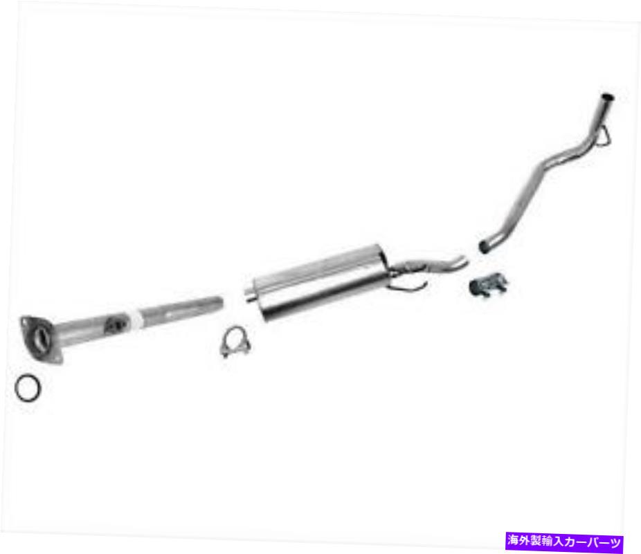 マフラー 排気システムパイプマフラー01-04トヨタタコマ3.4L 4WD Xtra＆ダブルキャブ Exhaust System Pipe Muffler 01-04 Toyota Tacoma 3.4L 4WD Xtra & Double Cab【並行輸入品】