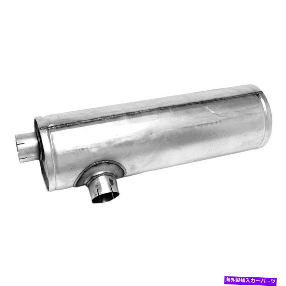 マフラー ウォーカーヘビーデューティースチールラウンドアルミ酸エキゾーストマフラー Walker Heavy Duty Steel Round Aluminized Exhaust Muffler【並行輸入品】