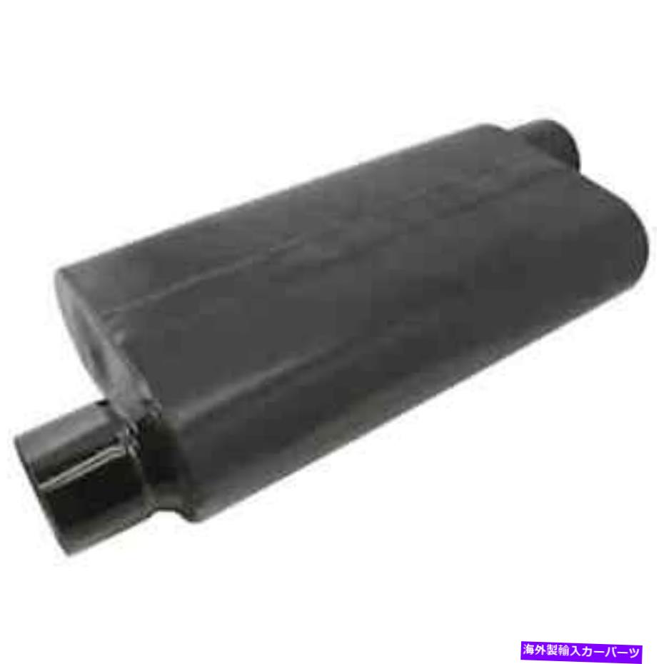 マフラー Flowmaster 854063-12 60 Delta Force Muffler Offset in/offset out：4ステンレスST Flowmaster 854063-12 60 Delta Force Muffler Offset In/Offset Out: 4 Stainless St【並行輸入品】
