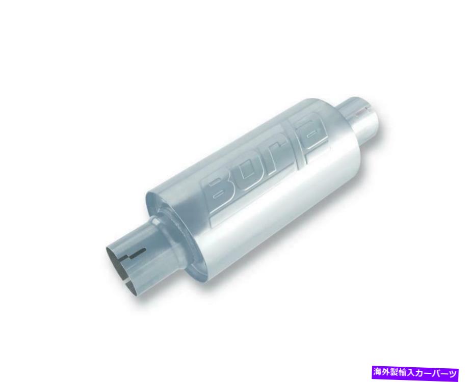 マフラー Borla 40842S Specialty Muffler-ノッチングされていない首 Borla 40842S Specialty Muffler - Un-Notched Neck【並行輸入品】
