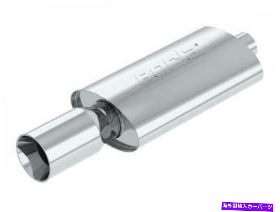 マフラー Borla Boomer Muffler Thumper Oval 2-1/4in in 4in SideRount Out Borla Boomer Muffler Thumper Oval 2-1/4in In 4in Side Rount Out【並行輸入品】
