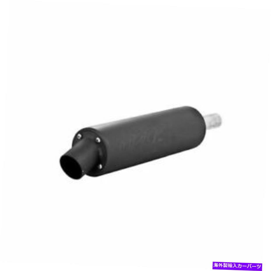 マフラー MBRP AT-7100マフラー81-83ホンダATC185S ATC200のラウンドステンレス鋼 MBRP AT-7100 Mufflers Round Stainless Steel For 81-83 Honda ATC185S ATC200 Each【並行輸入品】