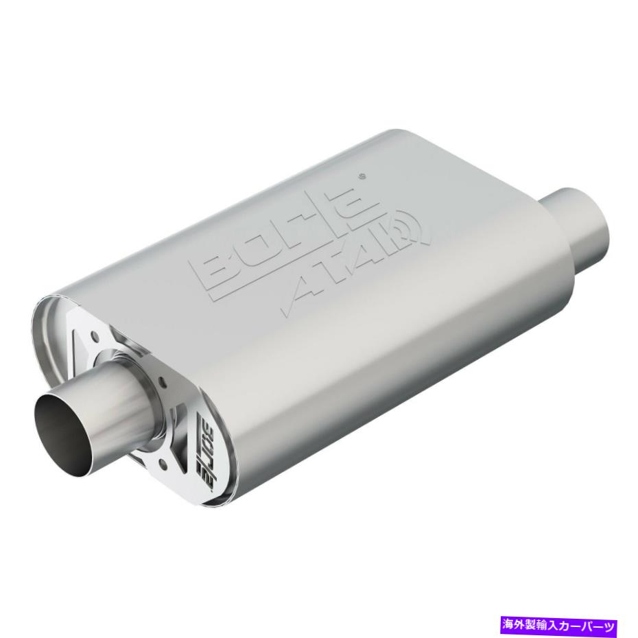 マフラー Chevy K2500 88-98ボルラステンレス鋼オーバルアタッククレートグレーエキゾーストマフラー For Chevy K2500 88-98 Borla Stainless Steel Oval ATAK Crate Gray Exhaust Muffler【並行輸入品】|Us Custom Parts Shop USDM