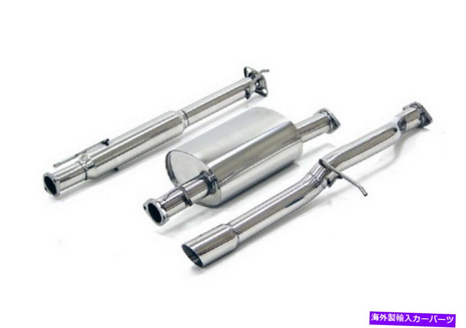 マフラー Yonaka Honda Element 03-06磨かれたステンレスパフォーマンスキャットバック排気システム Yonaka Honda Element 03-06 Polished Stainless Performance Catback Exhaust System【並行輸入品】