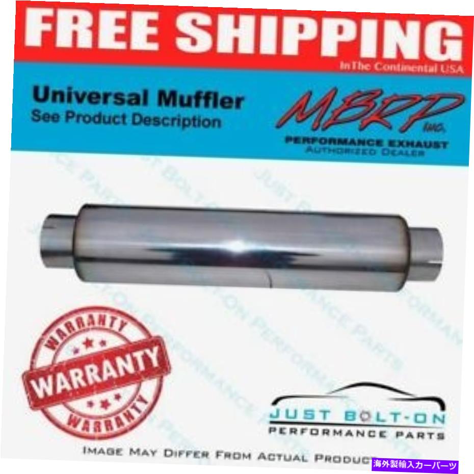 マフラー MBRPはすべての30インチの長さマフラー4インチインレット /アウトレット24インチボディT304 M1031を置き換えます MBRP Replaces All 30in Length Mufflers 4in Inlet /Outlet 24in Body T304 M1031【並行輸入品】