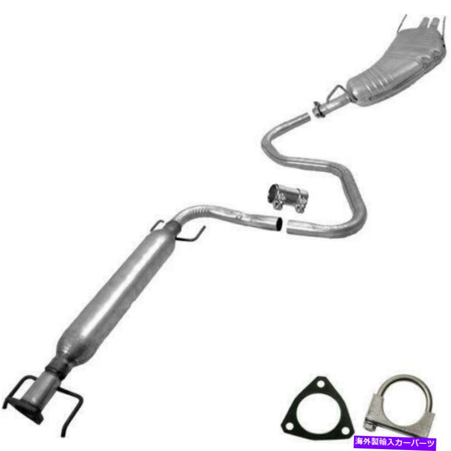 マフラー 共振器パイプマフラー排気システムフィット：2000-05 LS2 LW2 L300 LW300 3.0L Resonator Pipe Muffler Exhaust System fits: 2000-05 LS2 LW2 L300 LW300 3.0L【並行輸入品】
