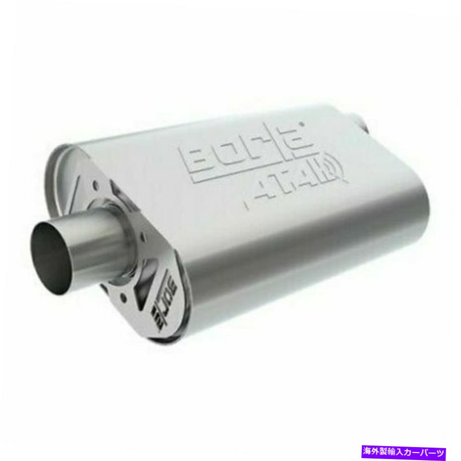 マフラー Borla Atak Cratemuffler 2.5 "インレット/アウトレット400945 Borla ATAK CrateMuffler 2.5" Inlet/Outlet 400945【並行輸入品】|Us Custom Parts Shop USDM