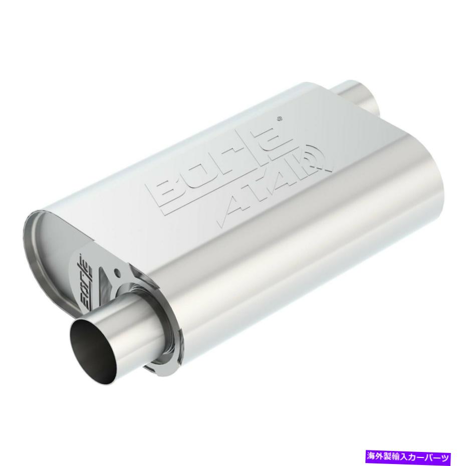 マフラー ダッジD150 77-78ボルラステンレススチールオーバルアタッククレートグレーエキゾーストマフラー For Dodge D150 77-78 Borla Stainless Steel Oval ATAK Crate Gray Exhaust Muffler【並行輸入品】｜Us Custom Parts Shop USDM