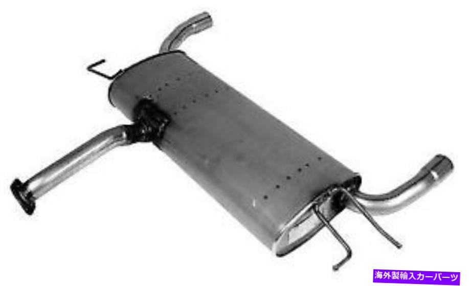 マフラー マフラーフィット：2008-2009ヒュンダイツーソンGL 2.7L V6ガスDOHC Mufflers Fits: 2008-2009 Hyundai Tucson GL 2.7L V6 GAS DOHC【並行輸入品】